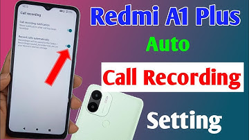 redmi a1 Plus mein auto call recording kaise kare / how to set auto call recording redmi a1 Plus