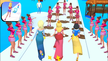 👸 Makeover Run 💄👗 All Levels Gameplay Android,ios