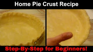 How to Make a Pie Crust Without a Food Processor – (Holiday Baking Pie Crust Recipe)