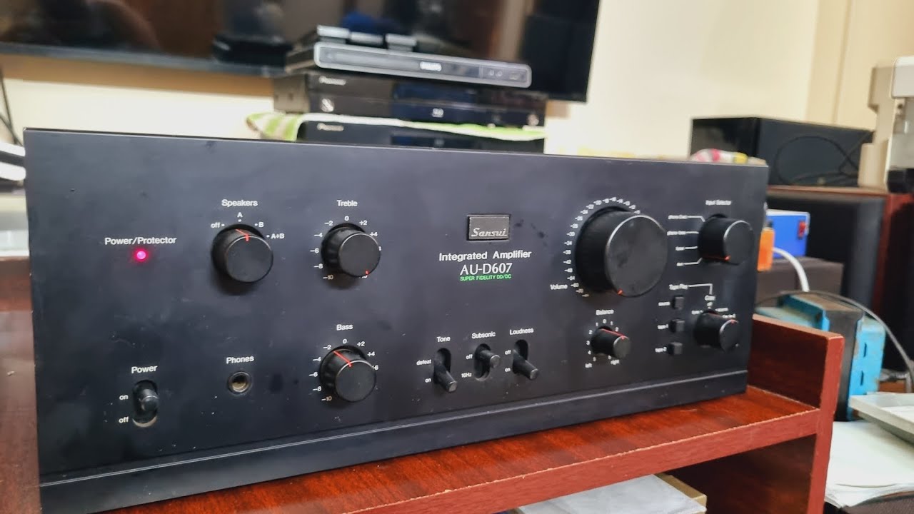 Sold)SANSUI Stereo Integrated Amplifier AU-D607/For Sale/Infinity