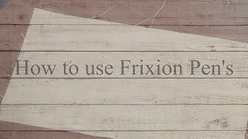 Flosstube Embroidery.com Frixion Pens