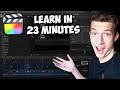 Final cut pro x tutorial for beginners 2023  everything you need to know