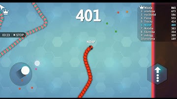 Snake.io Gameplay #2 (by Kooapps Games - Fun Word and Brain Puzzle Games) (Android/Google Play)