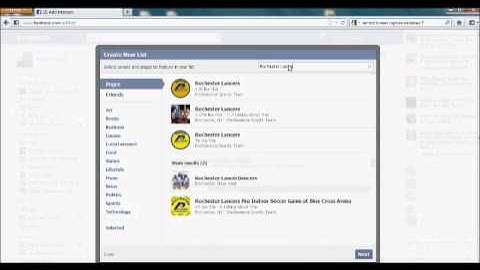How to create Facebook special interests lists and see what YOU want!