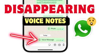 WhatsApp Hack: Send Disappearing Voice Messages That Nobody Can Save!