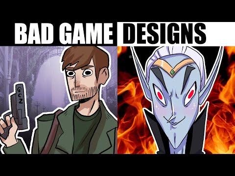 THE WORST GAME CHARACTER TROPES  [video game design pet peeves]