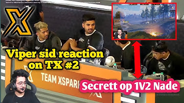 @SOULVipeR18  @S8ULSID  reaction on Secretttt04 Op Granade 1v2 🤓| Team xspark #scout #soulviper #tx