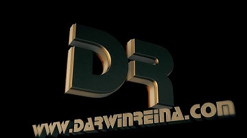 3D Text using Element 3D made in After effects by Darwin Reina
