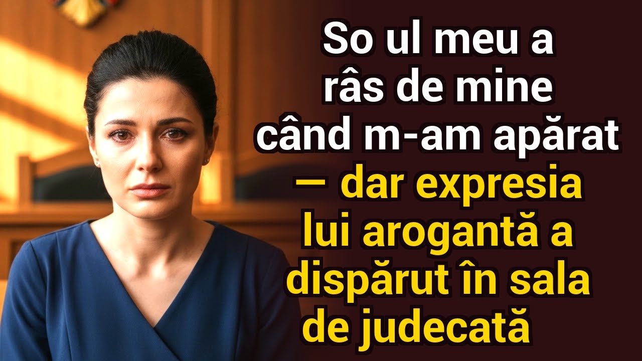 Soțul meu a zâmbit ironic când m-am apărat — dar acel zâmbet a dispărut în sala de judecată