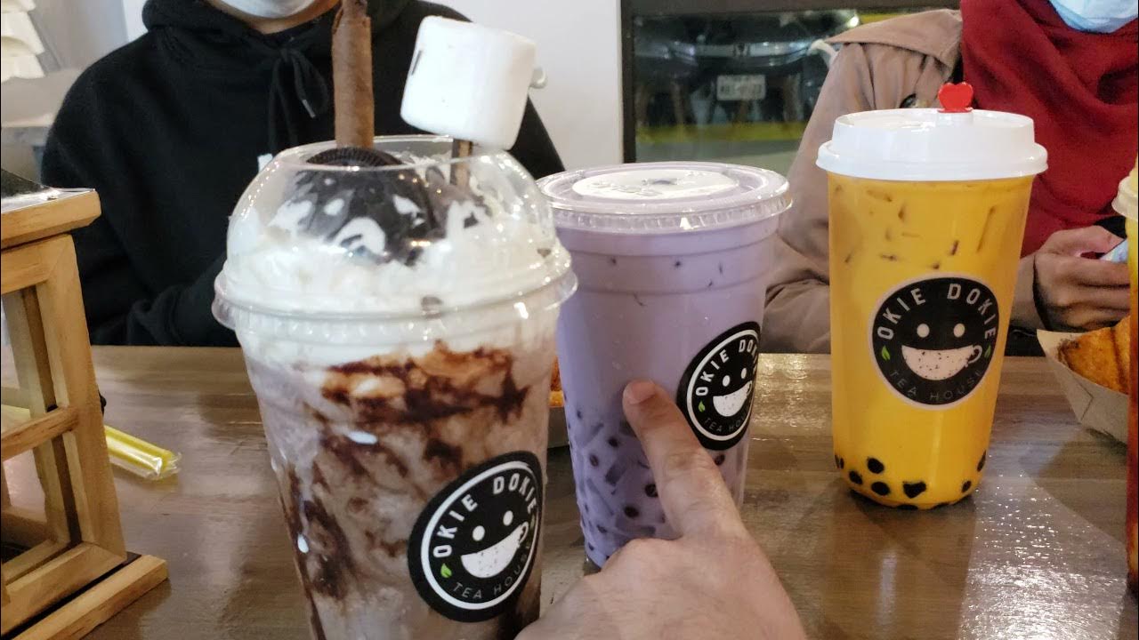 Okie Dokie TeaHouse Boba Tea Place Katy Texas USA 2021 4K