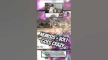 Put them down easy with the Volt and Nemesis combo #apex #apexlegends #shorts #gaming