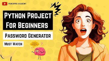 Python Beginner Project: Build a Secure Password Generator 🔐 (Step by Step Tutorial) #pythonprojects