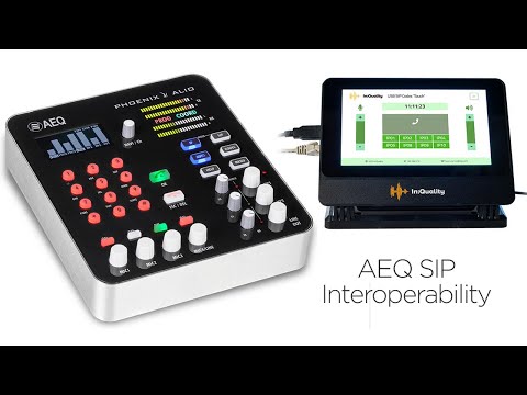 Configure AEQ Phoenix codecs for sip.audio - Tutorial