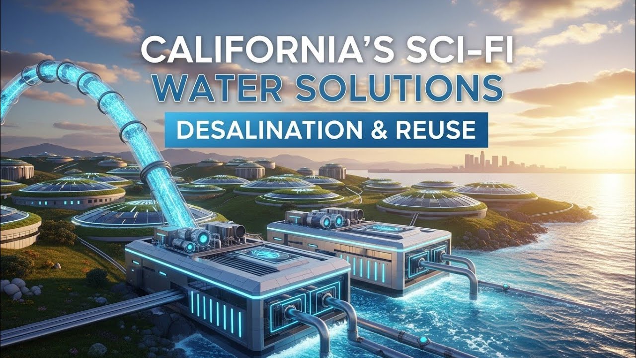Научно-фантастические решения в области водоснабжения Калифорнии: опреснение и повторное использо...
