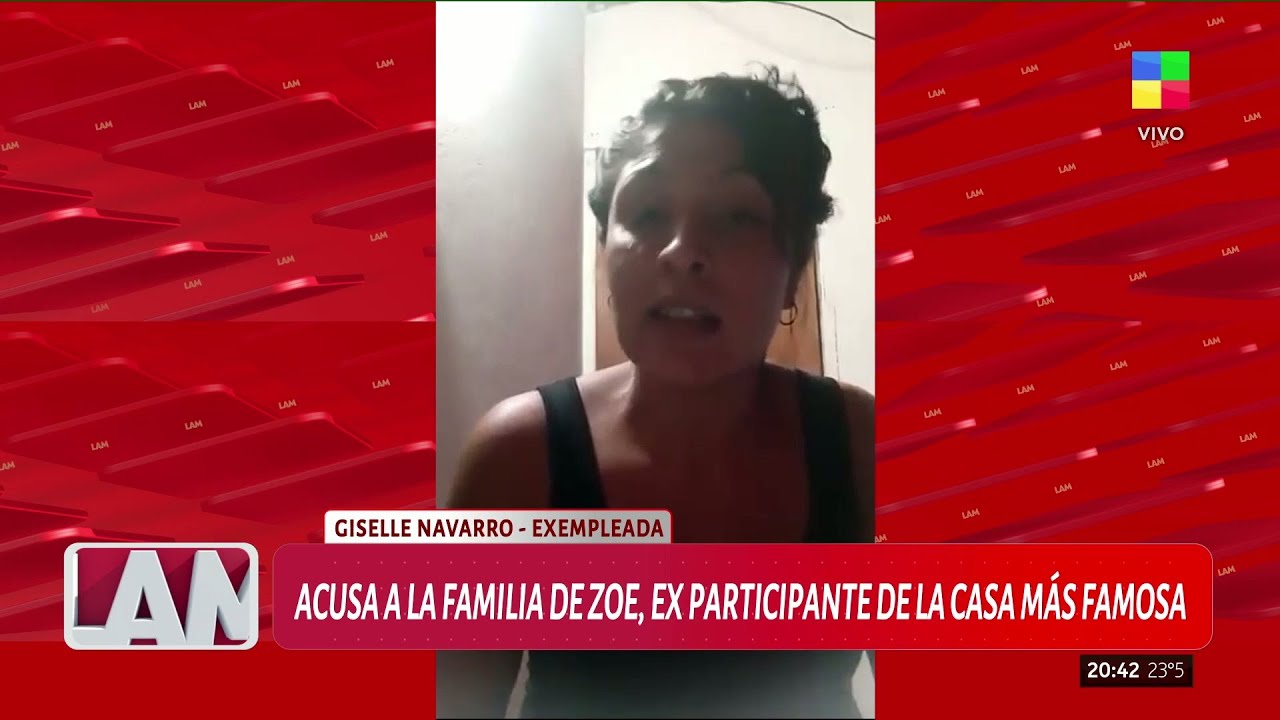 🔴 UNA EX EMPLEADA ACUSA A LA FAMILIA DE ZOE BOGACH DE DEUDORES