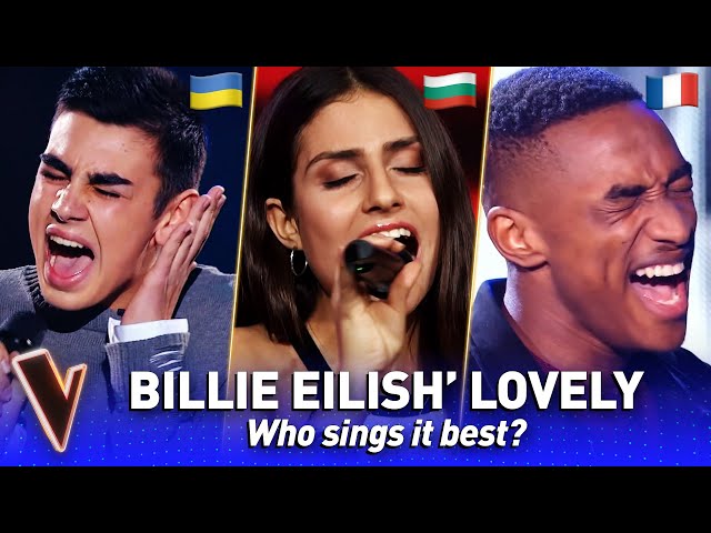 The best LOVELY by Billie Eilish u0026 Khalid covers in The Voice | Who sings it best? #6 class=