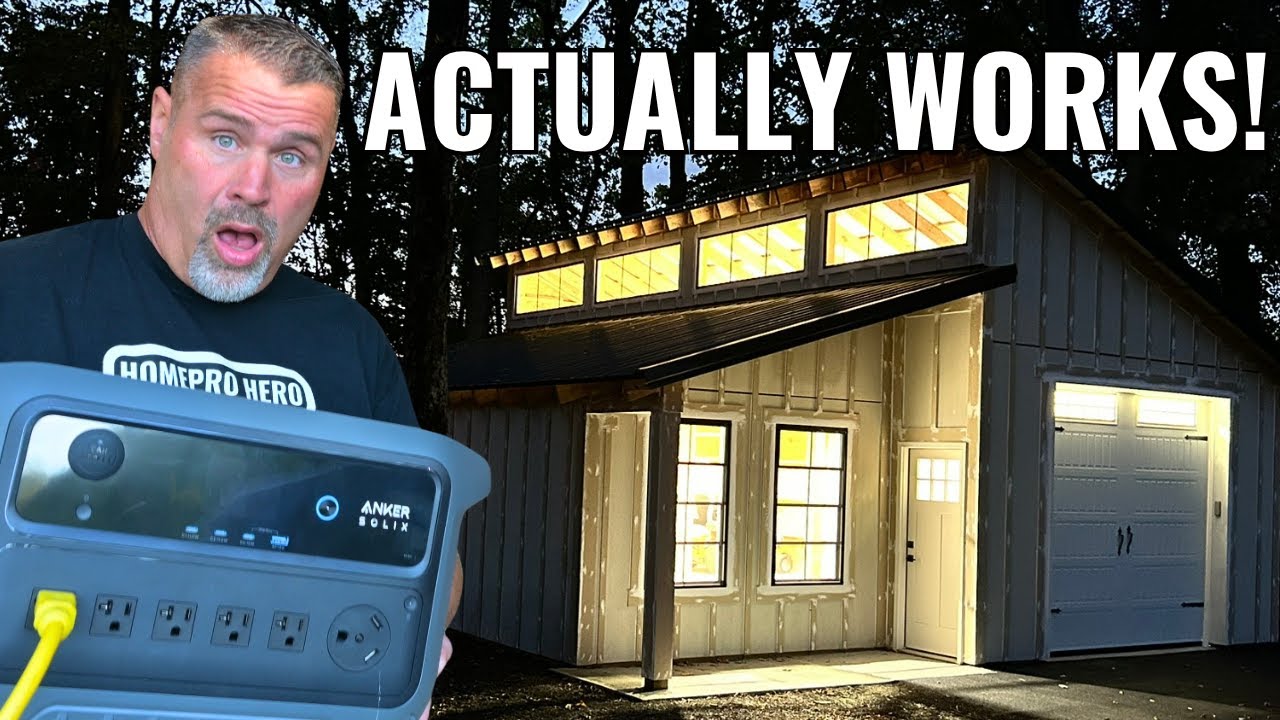Я обеспечил весь свой амбар автономным электроснабжением с помощью Anker SOLIX C2000 Gen 2!