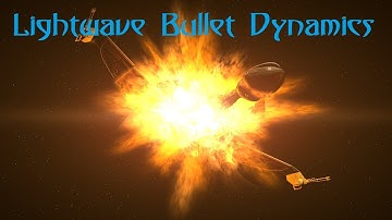 Lightwave Bullet Dynamics Test Renders