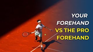 Your Forehand Vs The Pro Forehand