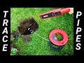 Easily Trace Find Buried Water Sewer Lines & Electrical Pipes