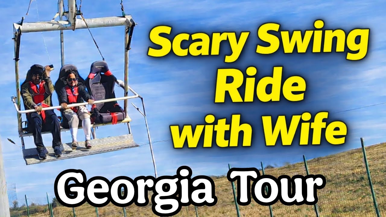 ಹೆಂಡತಿಯ ಜೊತೆ ಭಯಾನಕ ಸ್ವಿಂಗ್ ರೈಡ್ 😱 | Walking On Sky High Glass Diamond Bridge Georgia GeorgiaTour Ep8
