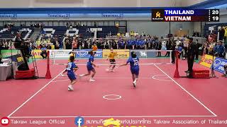 THAILAND  VS VIETNAM Semi Final WOMEN REGU  SEPAKTAKRAW WORLD CHAMPIONSHIP2023