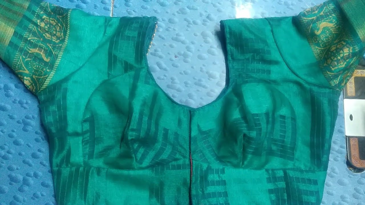 katori blouse stitching / easy method - YouTube