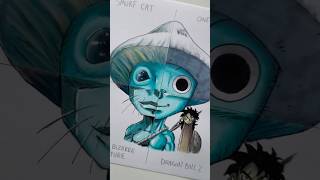 Drawing the Smurf Cat p4 ? smurfcat art shorts