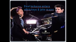 Alicia Keys \& John Mayer   If I ain't got you  and Gravity at times square