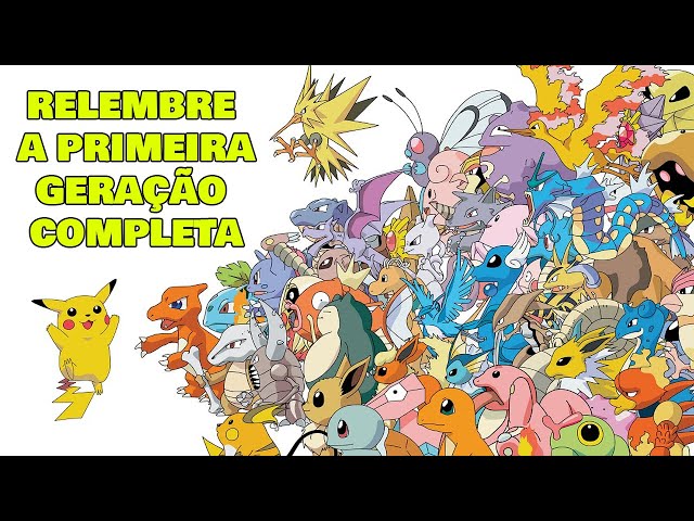 Relembre os Pokémons mais fortes da primeira geração