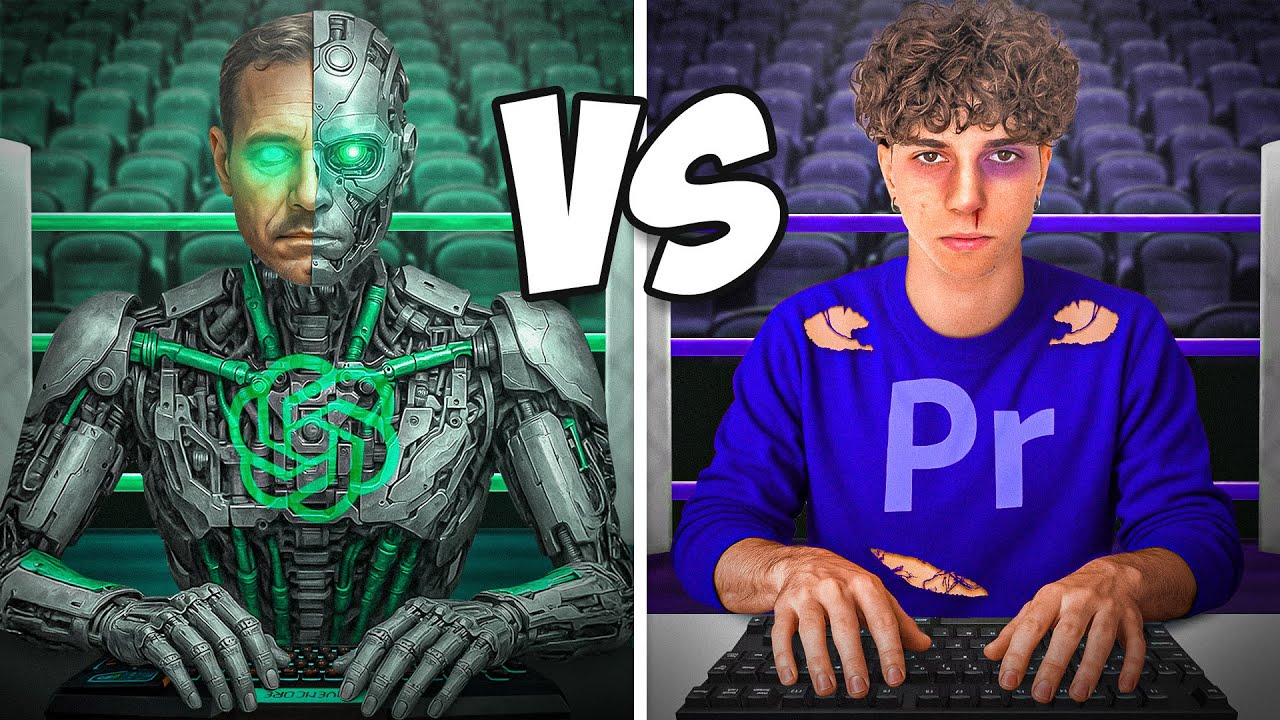 ENFRENTÉ a un EDITOR PROFESIONAL VS una IA
