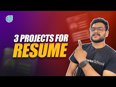 3 Projects For Your Resume With Source Code | For Freshers