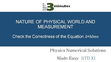 STANDATD Xl -NATURE OF PHYSICAL WORLD AND MEASUREMENT  _ADDITIONAL PROBLEM