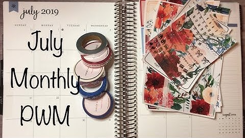 July Monthly PWM:  My 50th Bday Month!