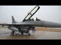 8 FW F-16 sortie generation and taxi B-Roll