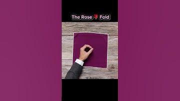 How to fold rose fold pocket square #PocketSquare #RoseFold #MensFashion #Accessories #GroomingTips