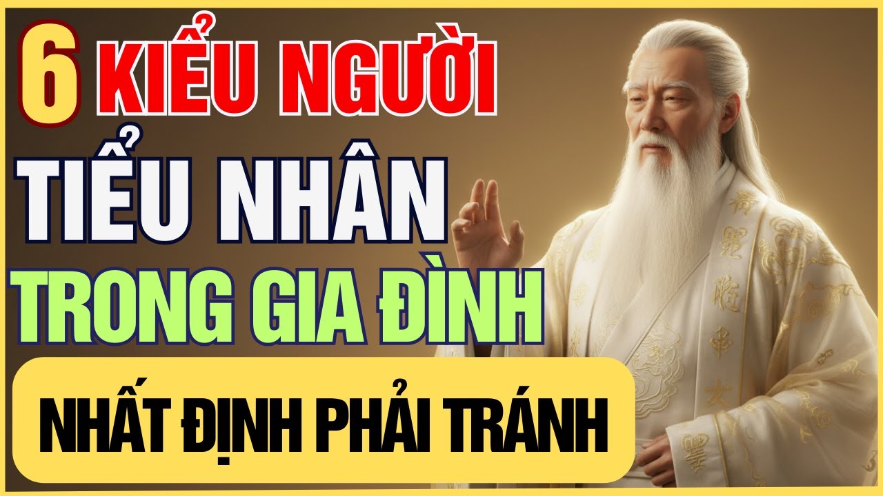 CỔ NHÂN DẠY: 6 KIỂU NGƯỜI TIỂU NHÂN TRONG GIA ĐÌNH, NGƯỜI KHÔN NÊN TRÁNH XA | BÀI HỌC CUỘC SỐNG