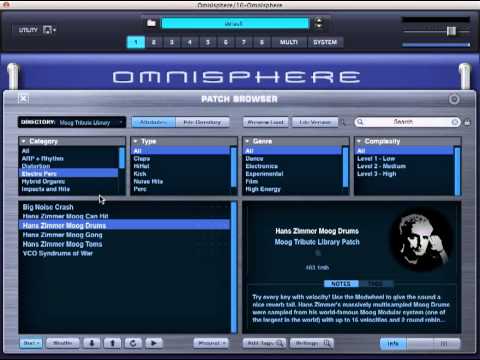 PROJECT PRESET - Omnisphere Bob Moog Tribute - Electro Perc