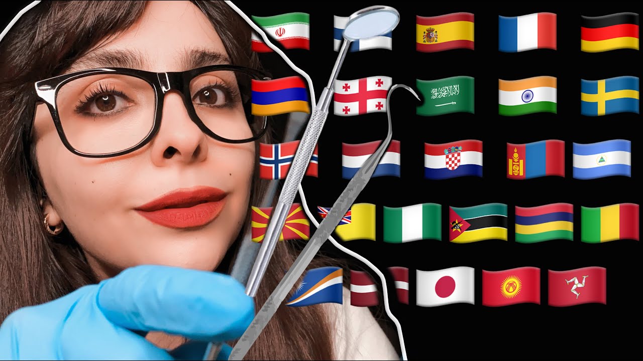ASMR DENTIST Whispers In Your Language Part1 Dentista española