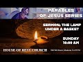 Sermon series parables of jesus  lamp under a basket