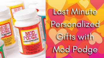 Mod Podge Personalized Gifts for Valentine
