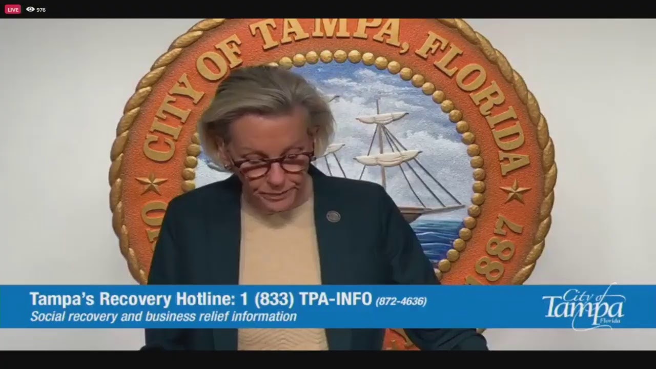 Tampa Mayor Jane Castor speaks about COVID-19 - YouTube