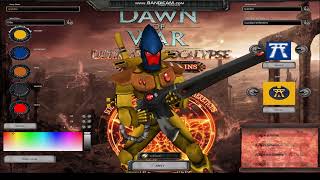 Dawn of War Soulstorm All Eldar Units Ultimate Apocalypse Mod