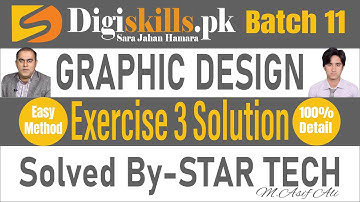 Digiskills Graphic Design Hand on Exercise No 3 Batch 11 | GRAPHIC DESIGN EXERCISE 3 BATCH 11 DGSKIL