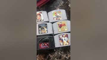 i found old nintendo 64 games at the goodwill 2021