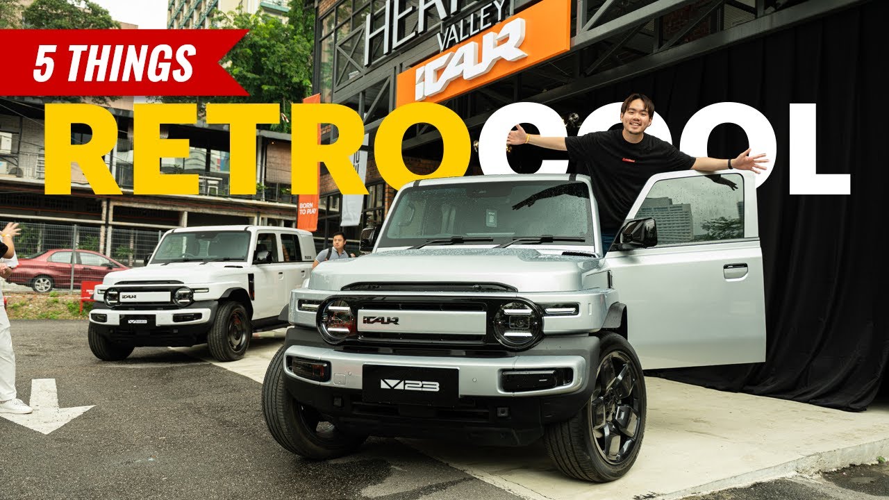 iCaur V23 теперь в Малайзии от 120 тыс. ринггитов — ретро-стиль и внедорожные качества электромоб...