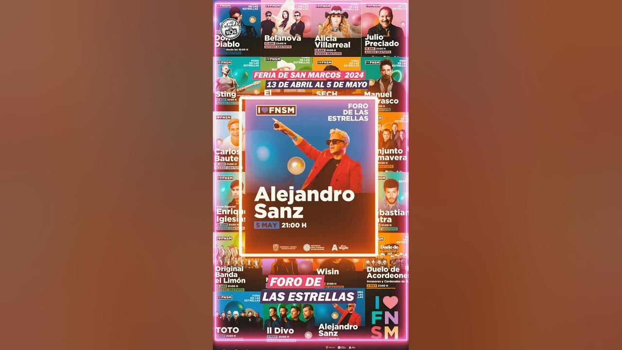 Foro de las Estrellas, Feria de San Marcos 2024, Aguascalientes YouTube