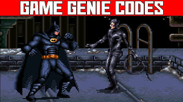 (Batman Returns) One Hit Kill & HIt Anywhere - Game Genie Codes