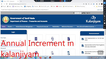 INCREMENT IN KALANJIYAM