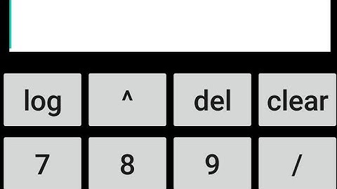 Create Scientific Calculator in Android Studio Using Java Operations part 6